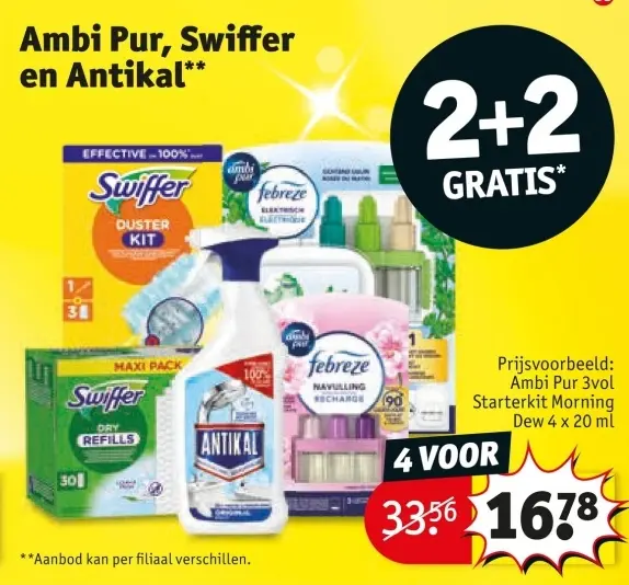 Aanbieding: Ambi Pur, Swiffer en Antikal