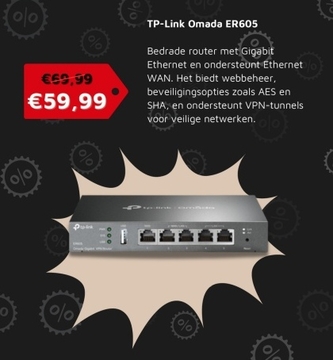 Aanbieding: TP-Link Omada ER605