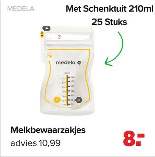 Aanbieding: Melkbewaarzakjes