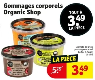 Offre: Gommages corporels