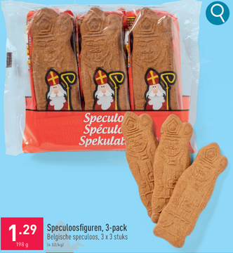 Aanbieding: Speculoosfiguren, 3-pack