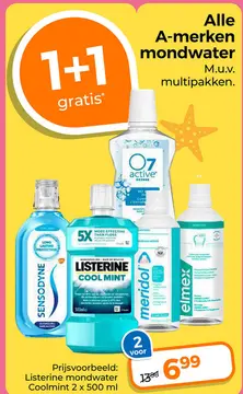 Aanbieding: Listerine mondwater Coolmint