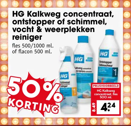 Aanbieding: Kalkweg concentraat, ontstopper of schimmel, vocht & weerplekken reiniger