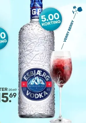 Aanbieding: Esbjærg vodka