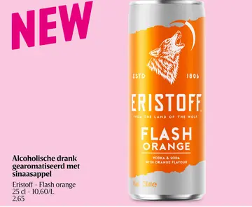 Aanbieding: Eristoff - Flash orange