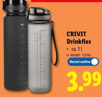 Promotie: Drinkfles
