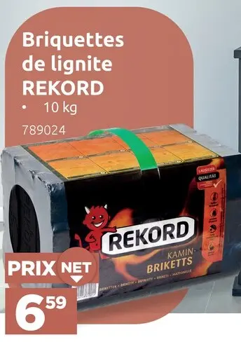 Offre: REKORD Briquettes de lignite
