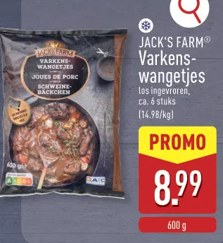 Promotie: Varkenswangetjes