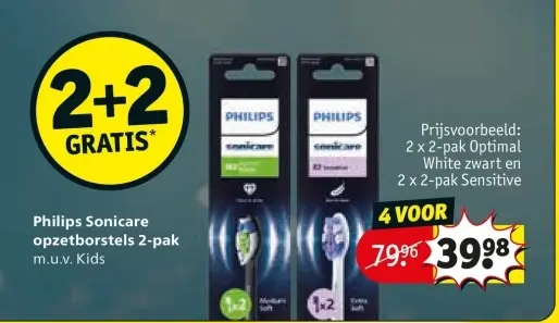 Aanbieding: Philips Sonicare opzetborstels