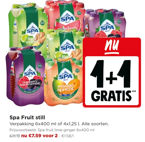 Promotie: Spa Fruit still