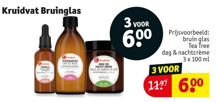 Aanbieding: Kruidvat Bruinglas