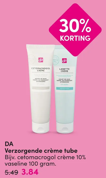 Aanbieding: Verzorgende crème tube