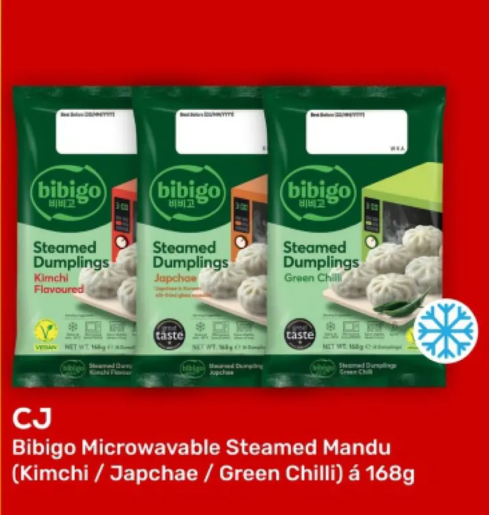Aanbieding: Bibigo Microwavable Steamed Mandu