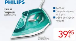 Offre: Fer à vapeur