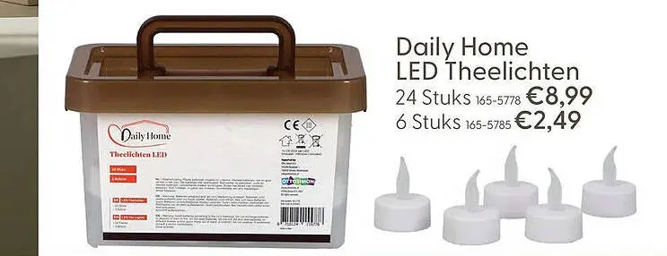 Aanbieding: LED Theelichten