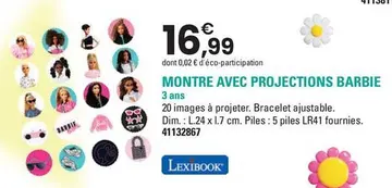 Offre: MONTRE AVEC PROJECTIONS