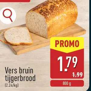 Promotie: Vers bruin tijgerbrood