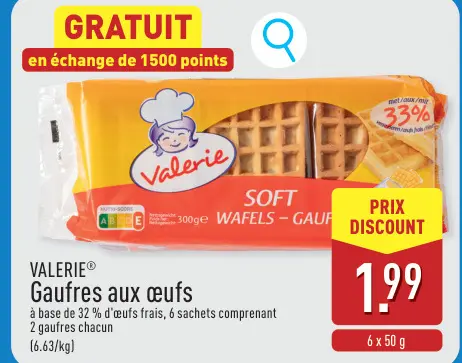 Offre: Gaufres aux œufs
