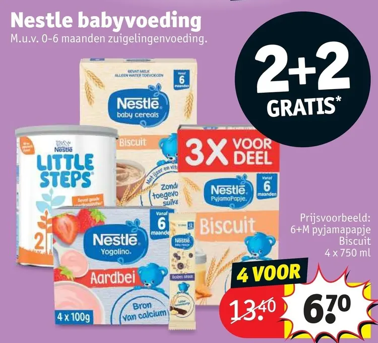 Aanbieding: Nestle babyvoeding