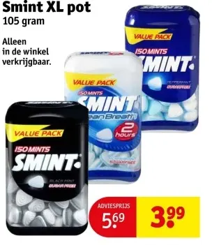 Aanbieding: Smint XL pot