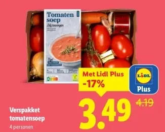 Aanbieding: Verspakket tomatensoep