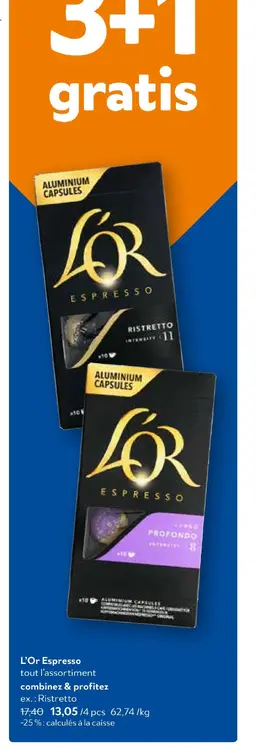 Offre: L'Or Espresso