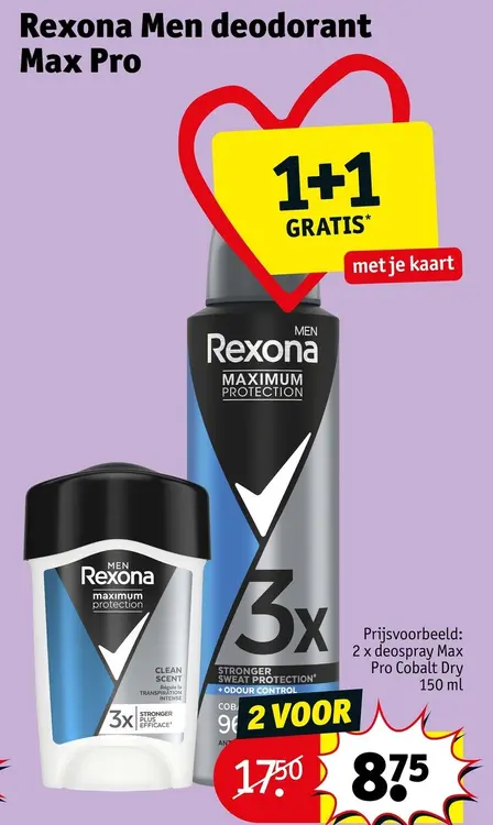 Promotie: Men deodorant Max Pro