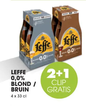 Promotie: Leffe 0,0% blond / bruin