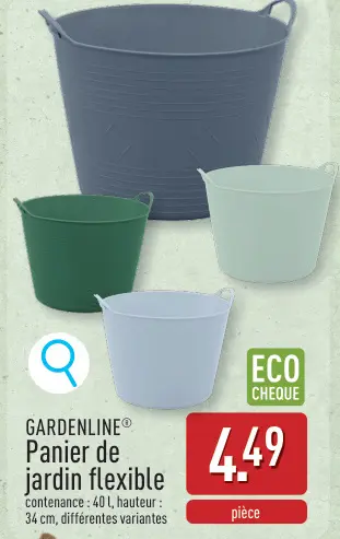 Offre: GARDENLINE® Panier de jardin flexible