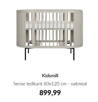 Aanbieding: Sense ledikant 60x120 cm - oatmeal