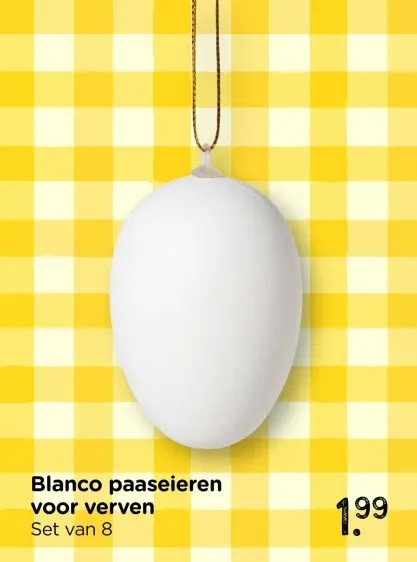 Aanbieding: Blanco paaseieren