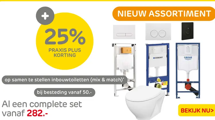 Aanbieding: Inbouwtoiletten