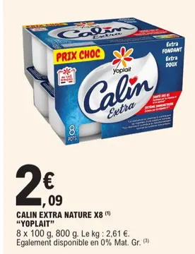 Offre: Calin extra nature x8