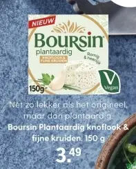 Aanbieding: Boursin Plantaardig knoflook & fijne kruiden