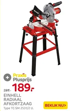 Aanbieding: Einhell radiaal afkortzaag