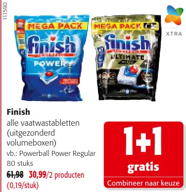 Promotie: Alle vaatwastabletten