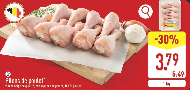 Offre: Pilons de poulet