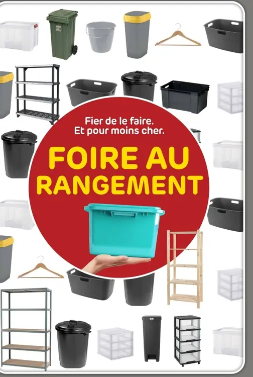 Offre: Foire au rangement