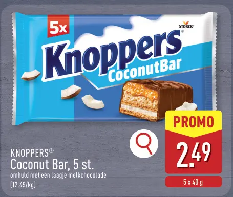 Promotie: Knoppers Coconut Bar