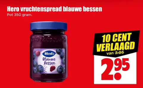 Aanbieding: vruchtenspread blauwe bessen