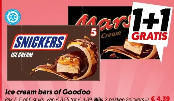 Aanbieding: Ice cream bars of Goodoo