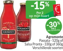 Promotie: Passata of Salsa Pronta
