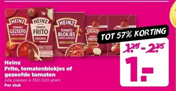 Aanbieding: Frito, tomatenblokjes of gezeefde tomaten