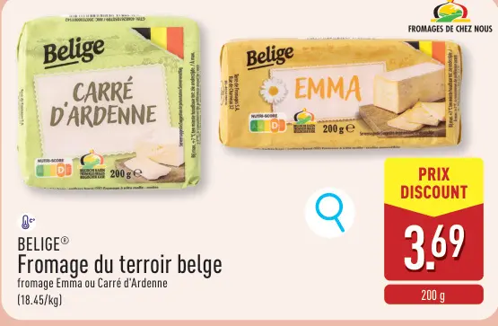 Offre: Fromage du terroir belge