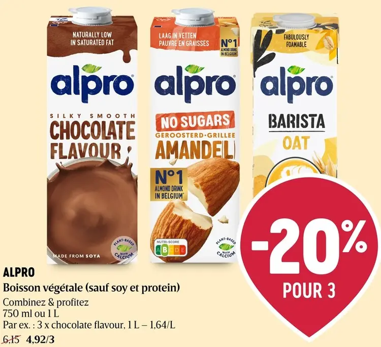 Offre: Boisson végétale