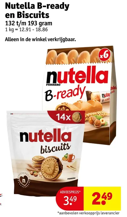 Promotie: B-Ready en Biscuits