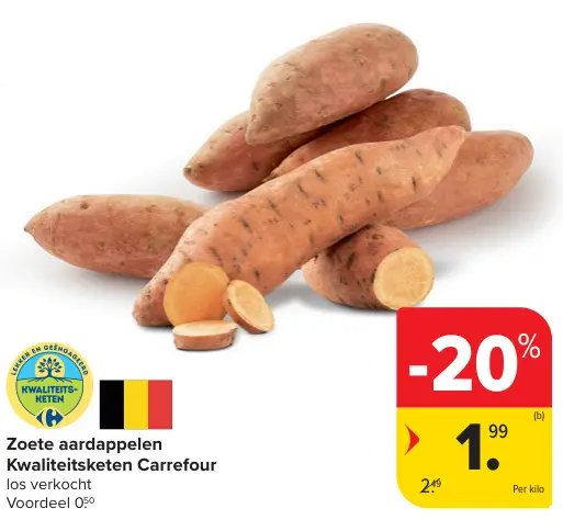 Promotie: Zoete aardappelen