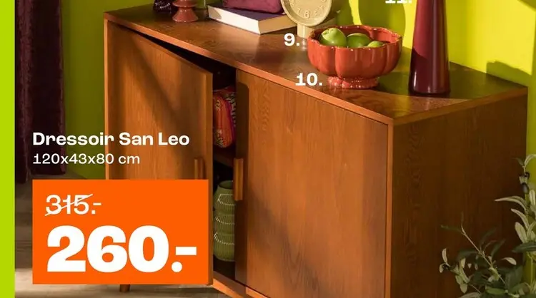 Promotie: Dressoir San Leo