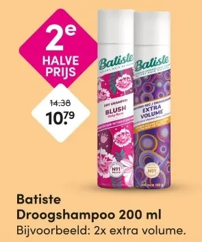 Aanbieding: Batiste Droogshampoo