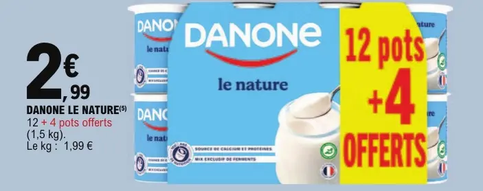 Offre: Danone le nature